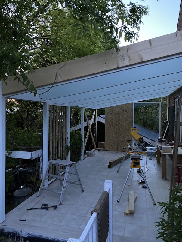 Overdækket terrasse Overdækket terrasse